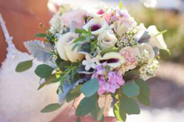 Photo of a bride's bouquet